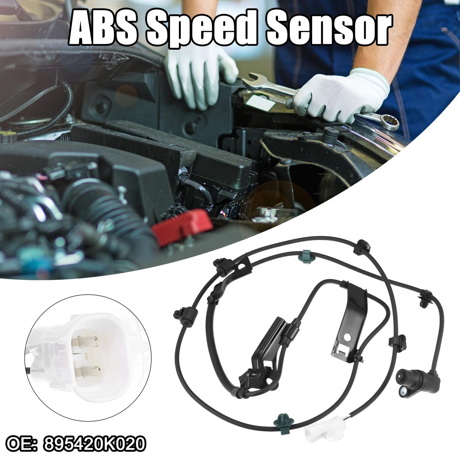 ABS Wheel Speed Sensor for Toyota Hilux Vigo (2005–2015) No. 895420K020