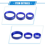 5pcs Center Console AC Audio Volume Switch Knob Cover for Ford Maverick (2022–2023)
