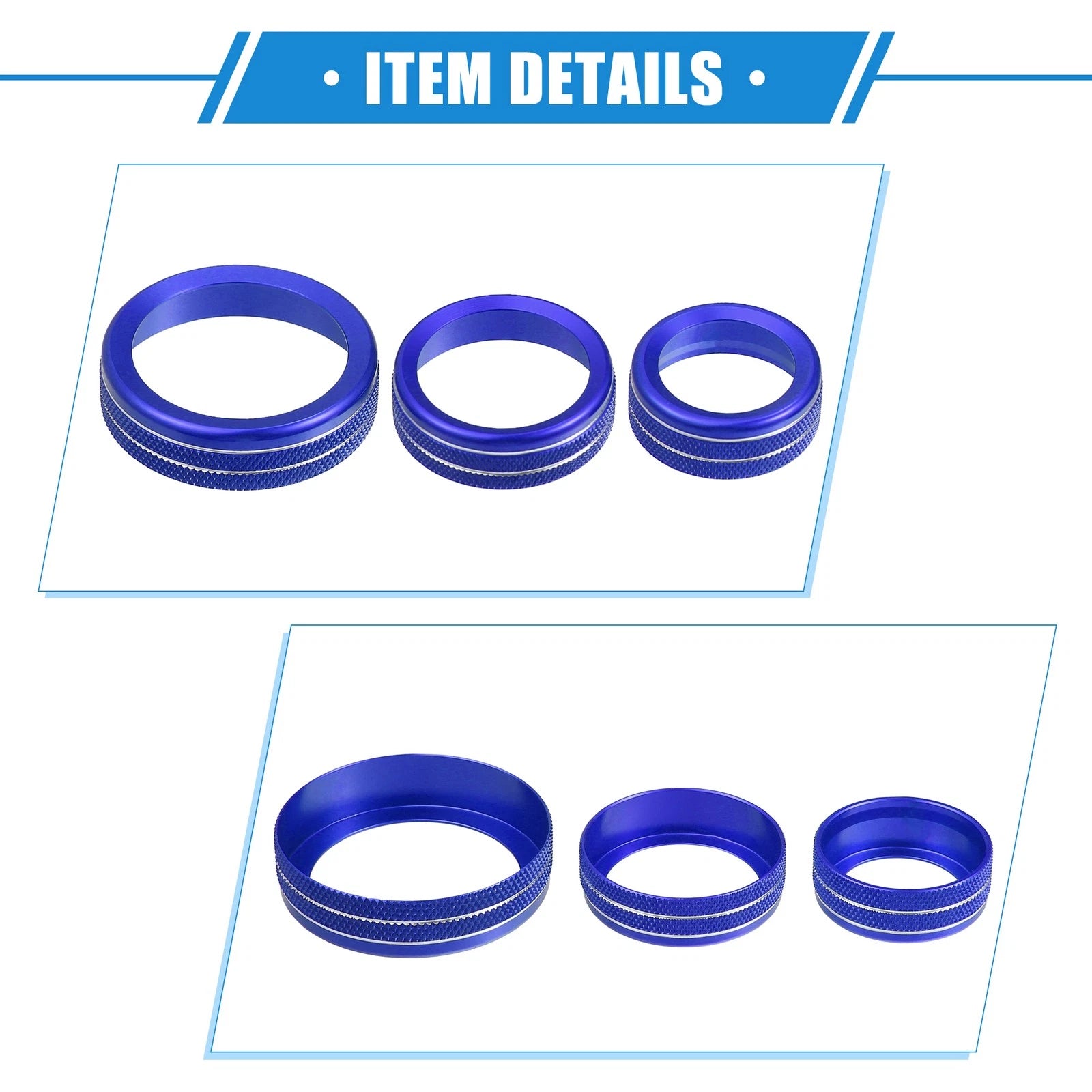 5pcs Center Console AC Audio Volume Switch Knob Cover for Ford Maverick (2022–2023)