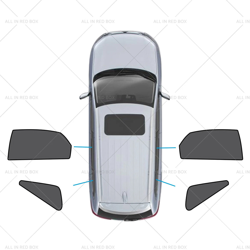 Set of 2 Magnetic Mesh Sun Blind Shades for Lexus NX (2014–2021)