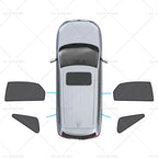Set of 2 Magnetic Mesh Sun Blind Shades for Lexus NX (2014–2021)