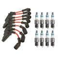Denso Wire Set & 8 Iridium Power Spark Plugs Kit for Chevy GMC Isuzu V8 (–)
