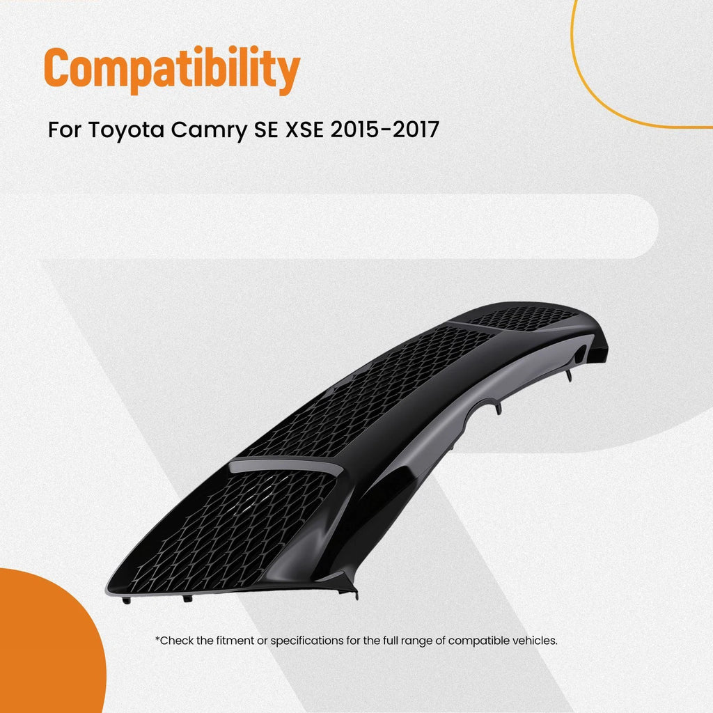 Front Lower Bumper Grille for Toyota Camry SE/XSE (2015–2017) 53112-06280