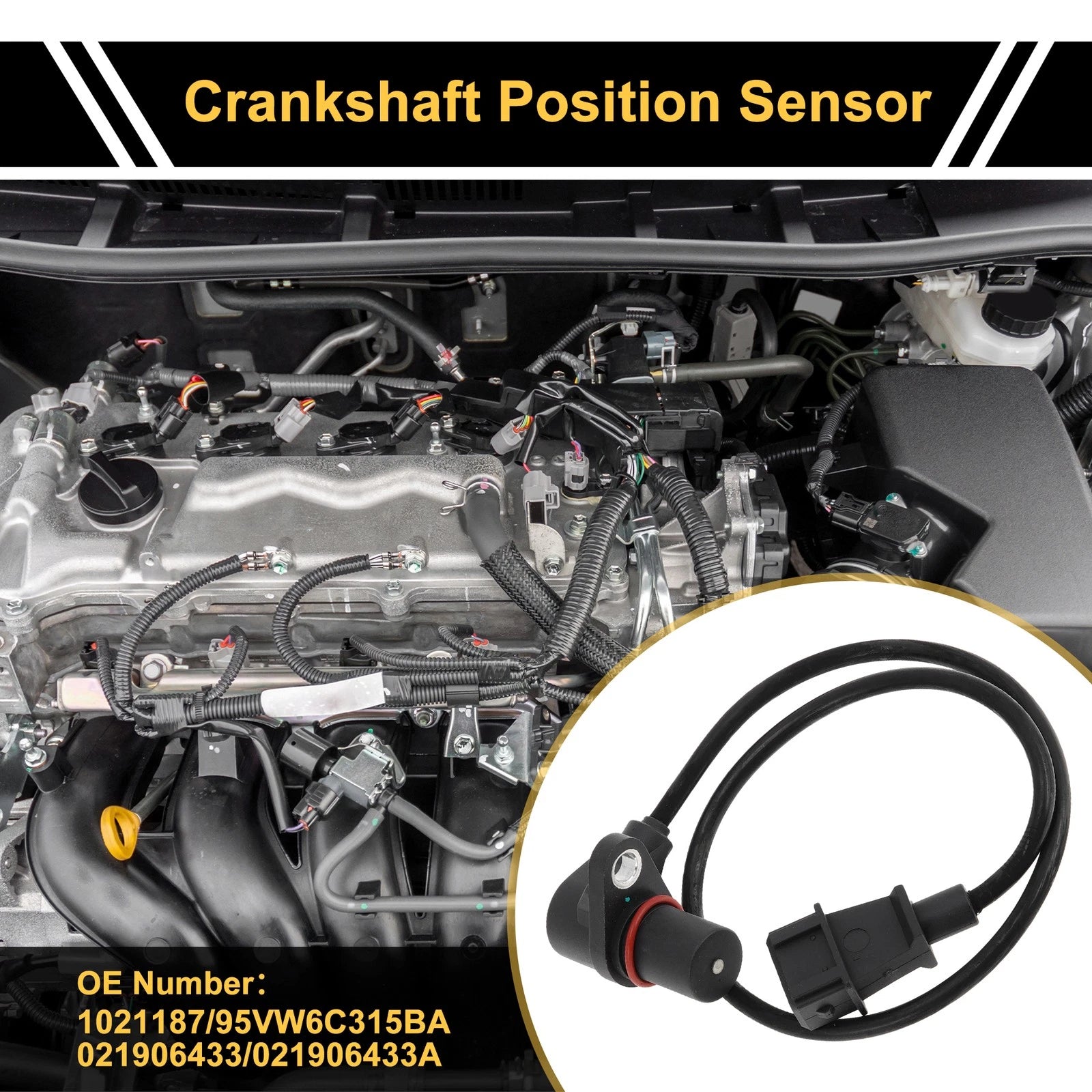 Crankshaft Position Sensor for Volkswagen Golf MK3 2.8 VR6 (1992–1999)