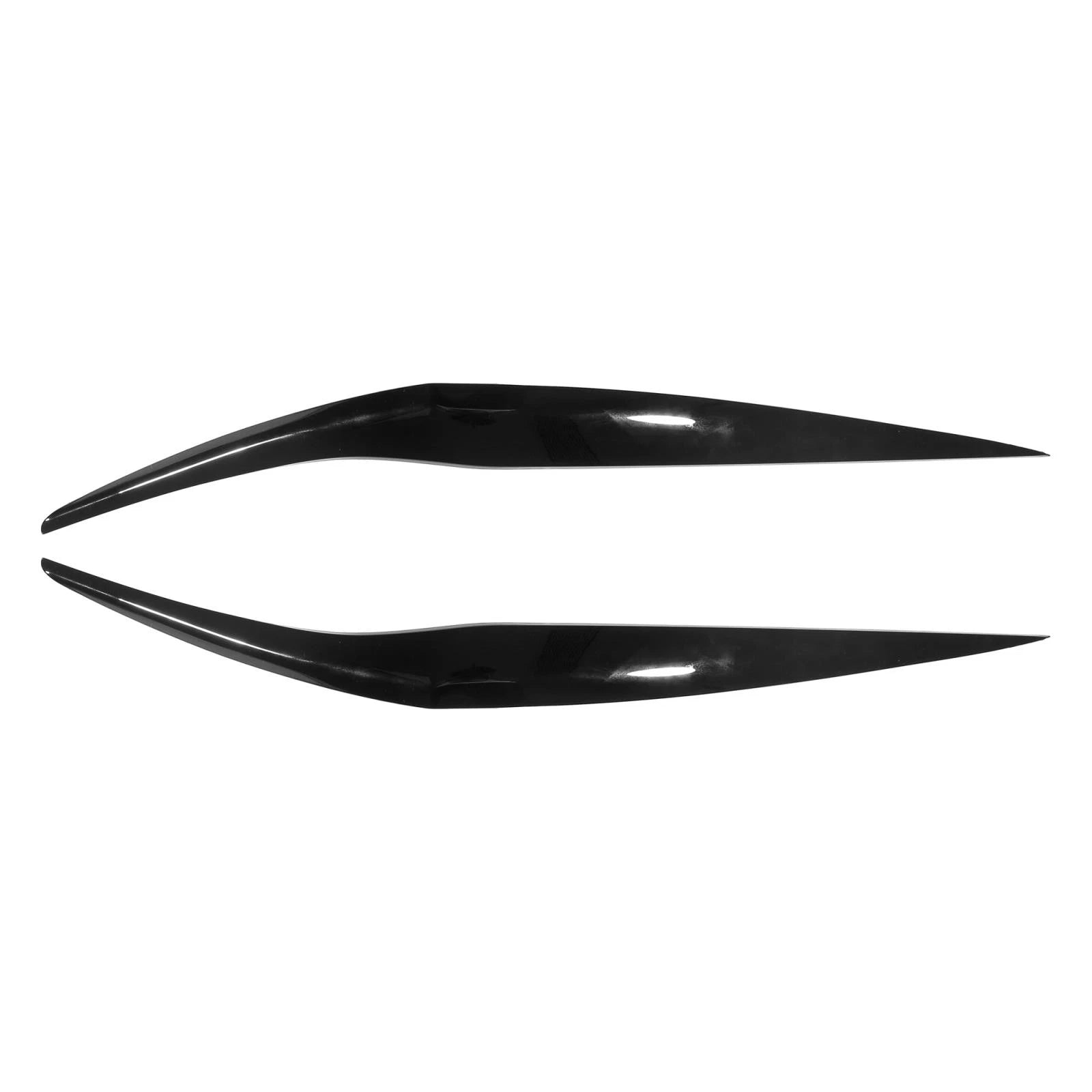 1 Pair Headlight Eye Lid Cover Sticker Black for Ford Fiesta (2013–2016)