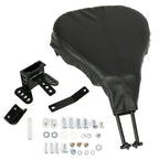 Adjustable Black Driver Backrest for Harley Davidson Touring (2009–2023)