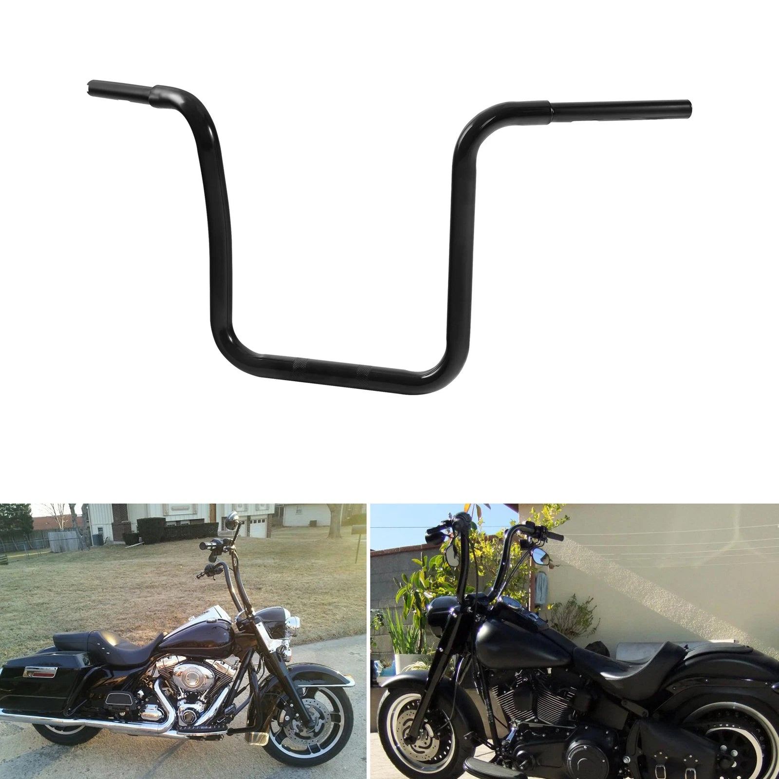 18" Rise Ape Hanger Handlebar for Harley FLST FXST Sportster XL