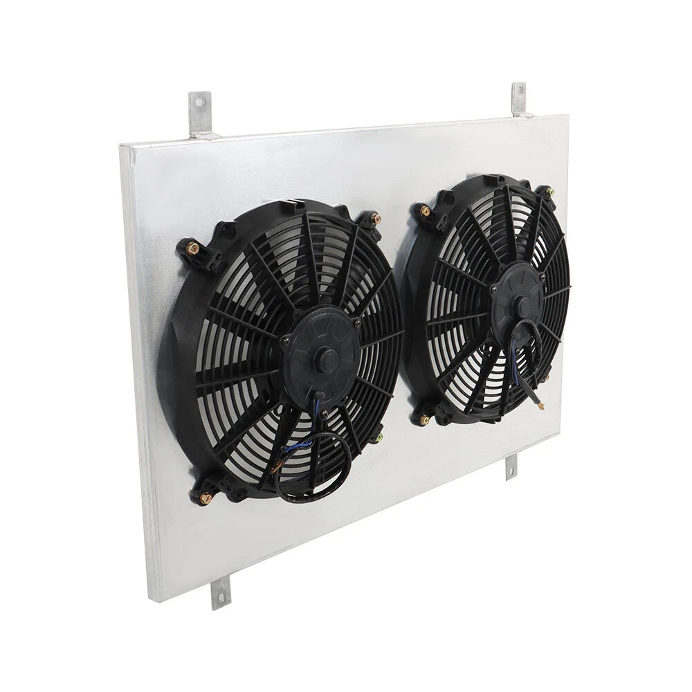 Radiator Shroud with 2 12" Fans for Ford F-Series 150 250 350/Bronco (1985–1997)