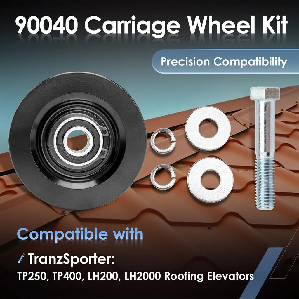 Roofing Hoist Carriage Wheel Kit for TranzSporter TP250 TP400