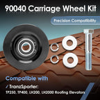 Roofing Hoist Carriage Wheel Kit for TranzSporter TP250 TP400
