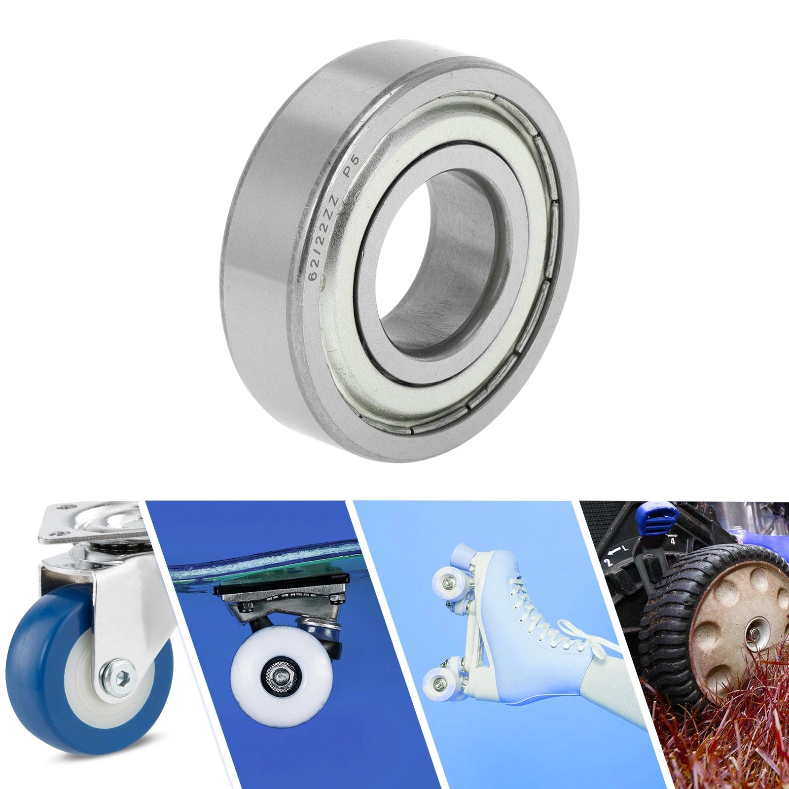 Deep Groove Ball Bearing P5 for Scooter Skateboard Wheel (22x50x14mm)