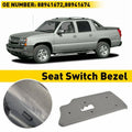 Front Left Seat Side Switch Bezel Gray for Chevy Avalanche 1500 (2003–2006)