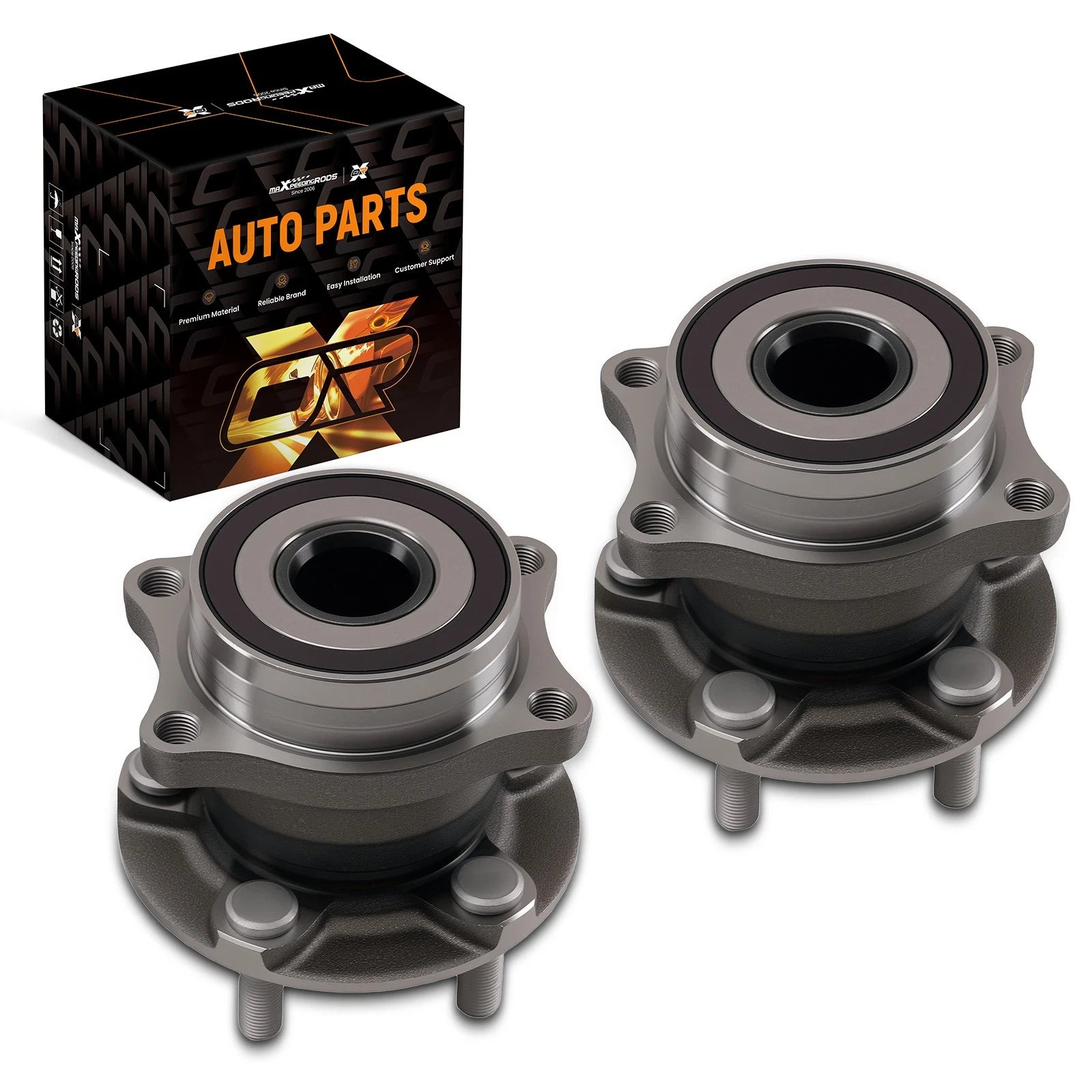 2X Rear Wheel Bearing Hub for Subaru Impreza WRX STI (2008–2014) 512401 H512401
