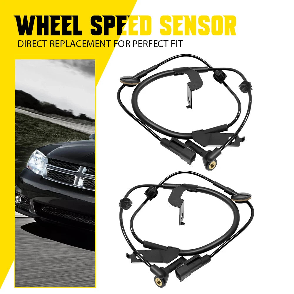 2X ABS Wheel Speed Sensor for Chrysler Sebring Dodge Avenger Journey (2007–2010)