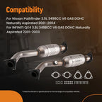 Left + Right Catalytic Converter for Nissan Pathfinder (1997–2004) EPA