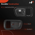 Rear Left Deep Gray Interior Door Handle for Toyota Tundra (2000-2006)