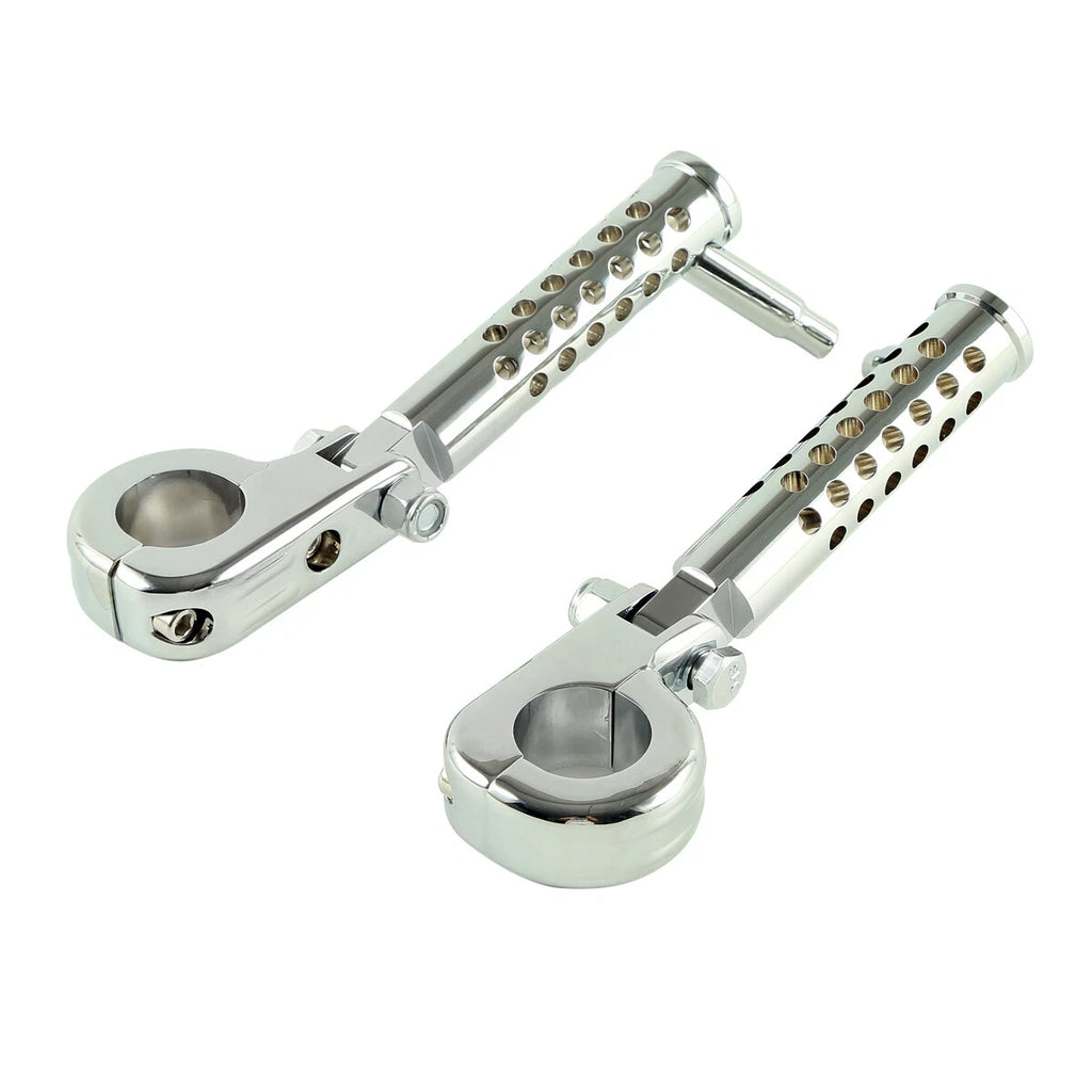 1-1/4" Highway Bar Footpegs for Harley Touring Softail Dyna