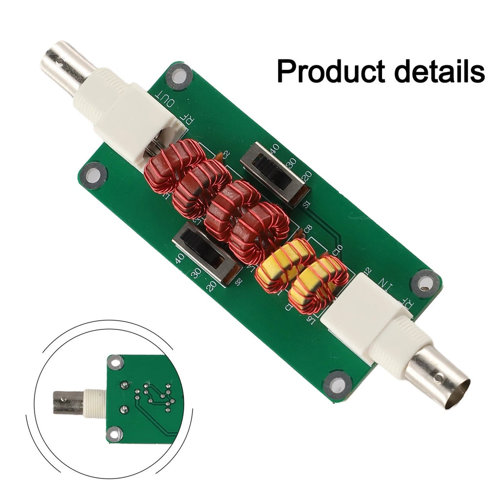 Low Pass Filter for Audio Supplies (20m, 30m, 40m, CW, SSB, 7MHz, 10MHz, 14MHz)