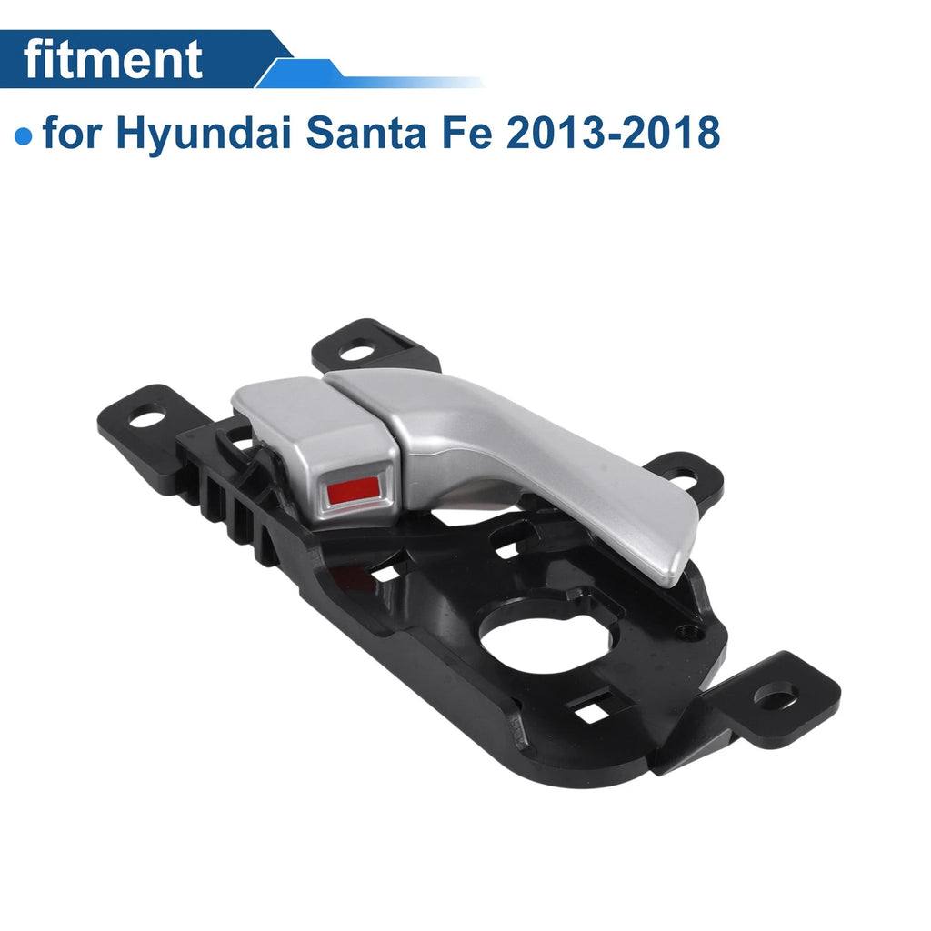 Interior Door Handle for Hyundai Santa Fe (2013–2018) No. 836202W000 Black Silver