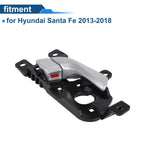 Interior Door Handle for Hyundai Santa Fe (2013–2018) No. 836202W000 Black Silver