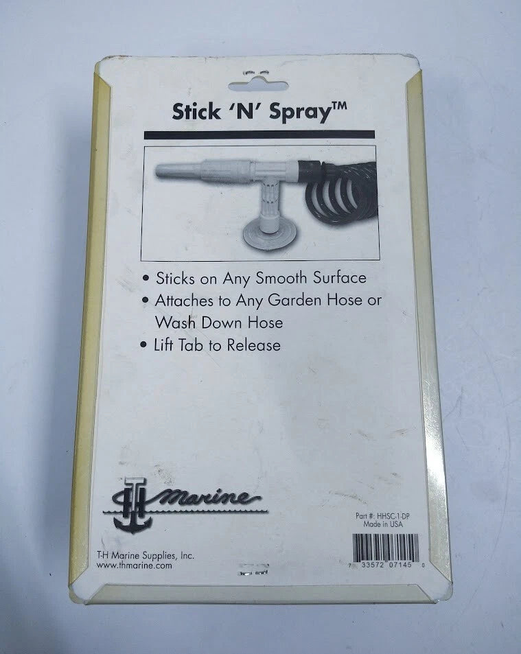 Stick N Spray Hose Holder with Suction Cup for TH Marine HHSC-1-DP