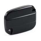 Black Brake Cylinder Reservoir Cover Cap for Harley Touring Road King Road Glide (2009-2023)