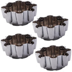 Set of 4 Chrome Center Wheel Hub Caps for Ford Excursion F250 F350 (2000–2005)