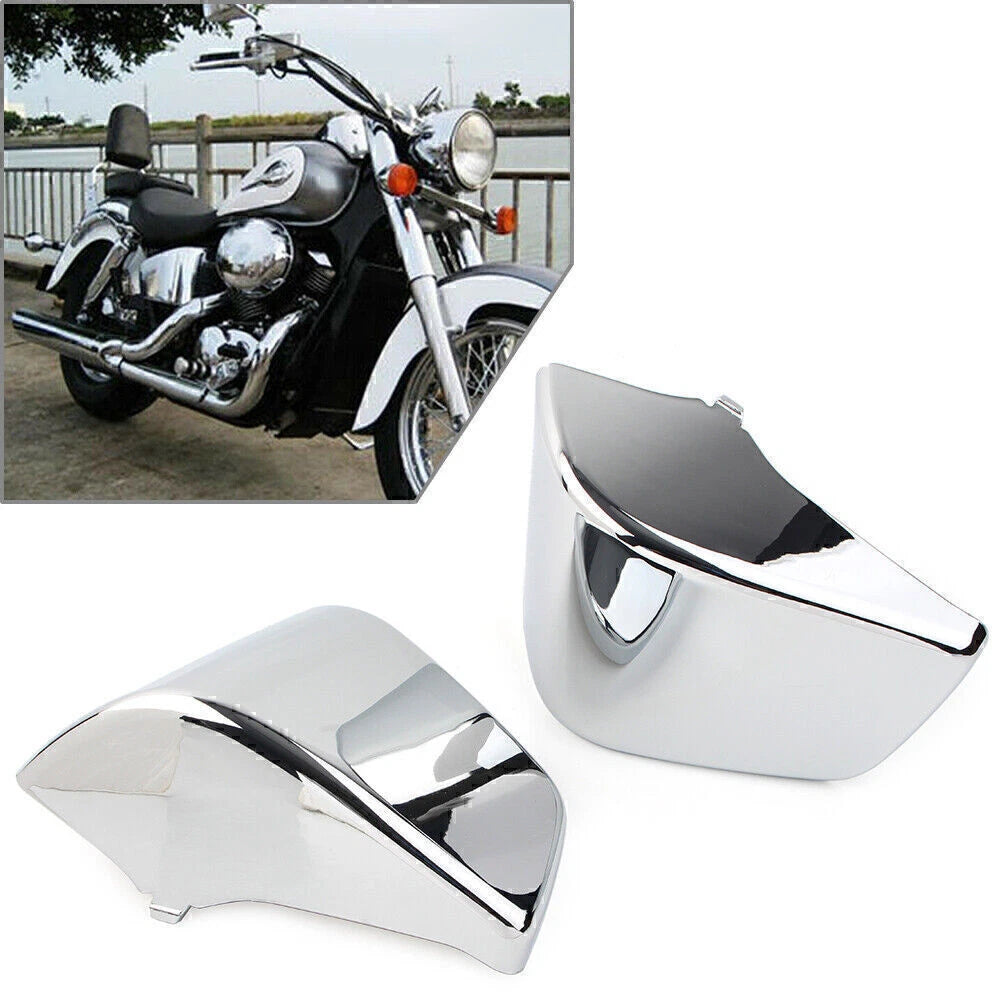 Chrome Battery Cover for Honda Shadow ACE VT400 VT750 (1997–2003)