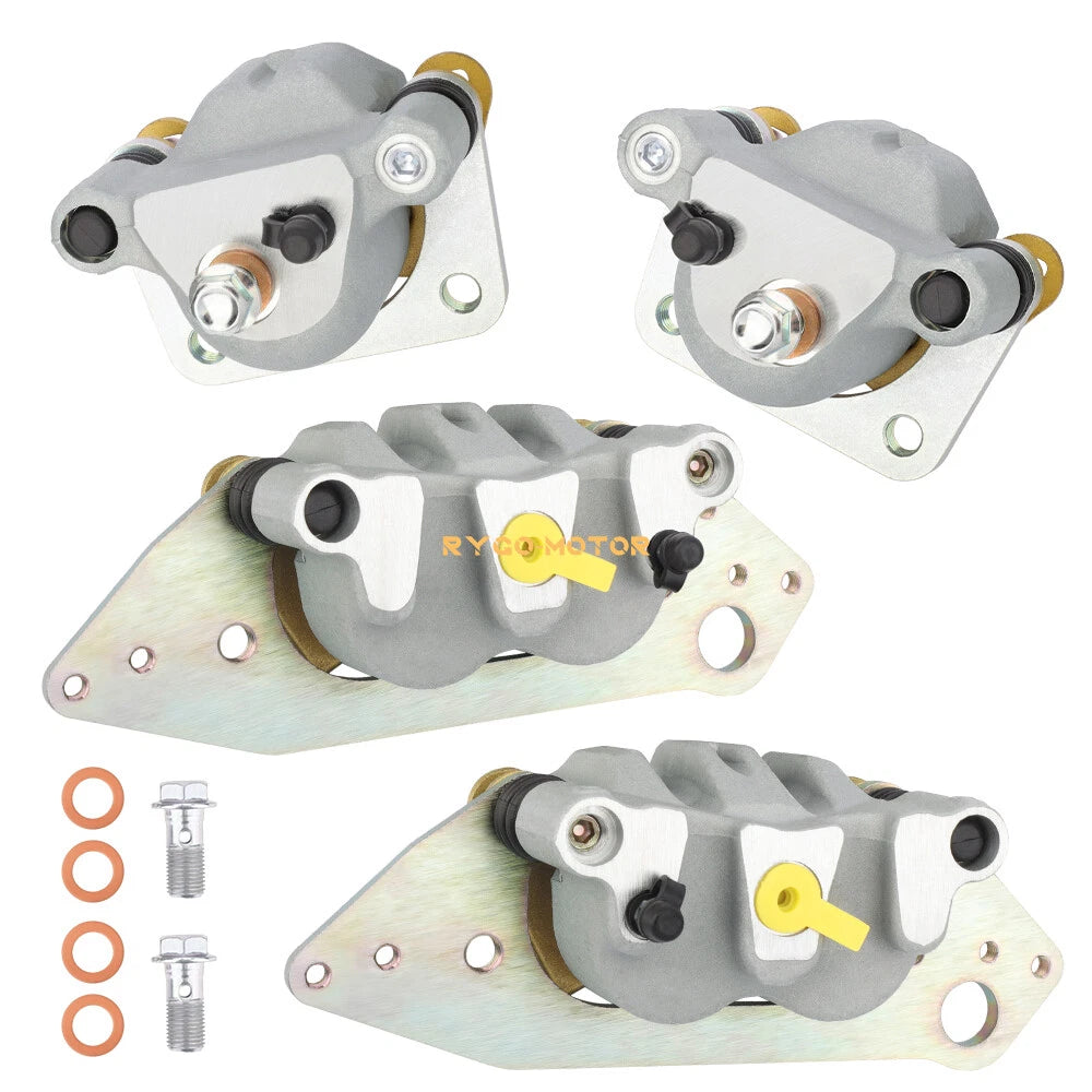 Front & Rear Brake Calipers for Polaris Ranger XP 1000 (2017) #1912255 #1912256