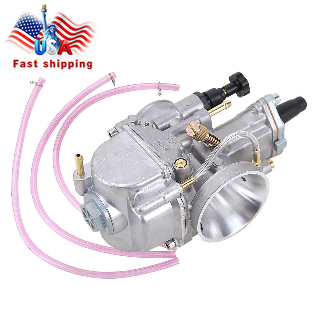 28mm Racing Flat Side Carburetor for Kawasaki KX80 KX85 KX100 KX125 (Offroad)