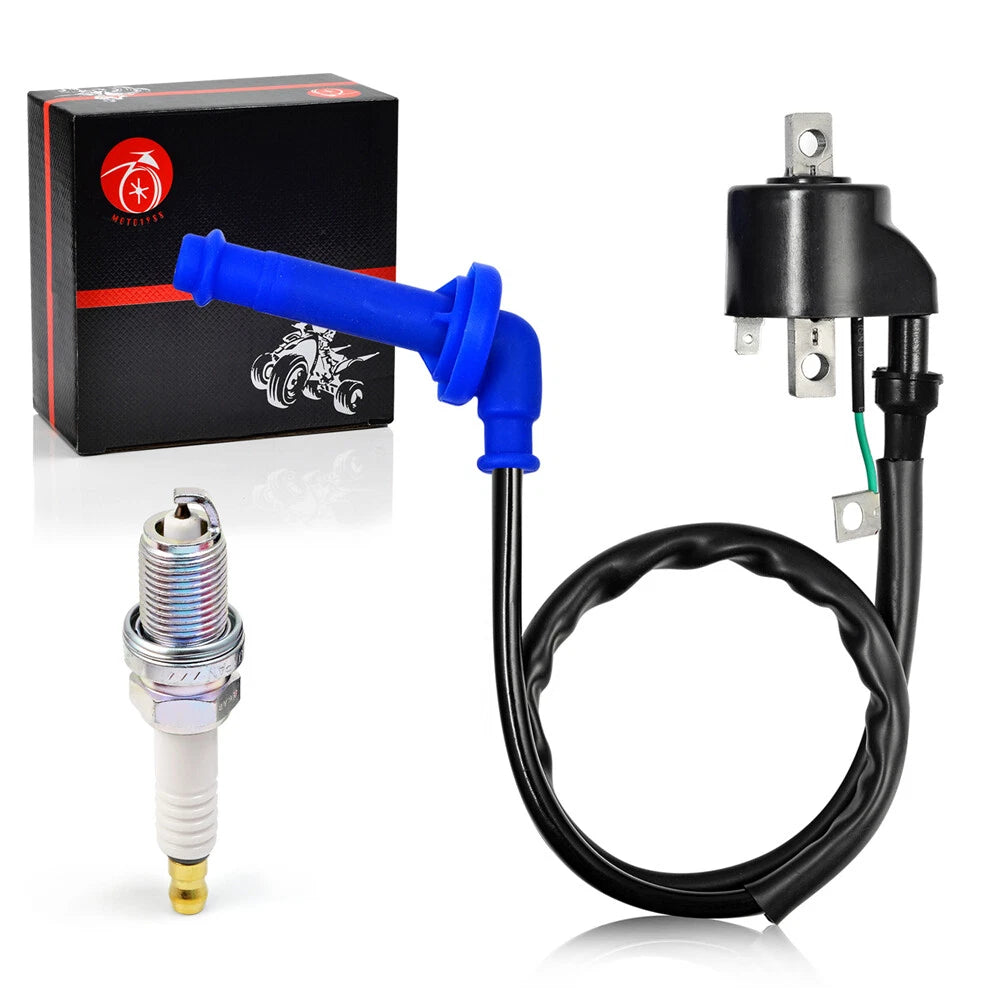 Ignition Coil & Spark Plug for Honda TRX450ER TRX450R (2006-2014)