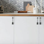 2Pcs Silver Arrow Door Pull Handle for Kitchen Cabinet (Universal)