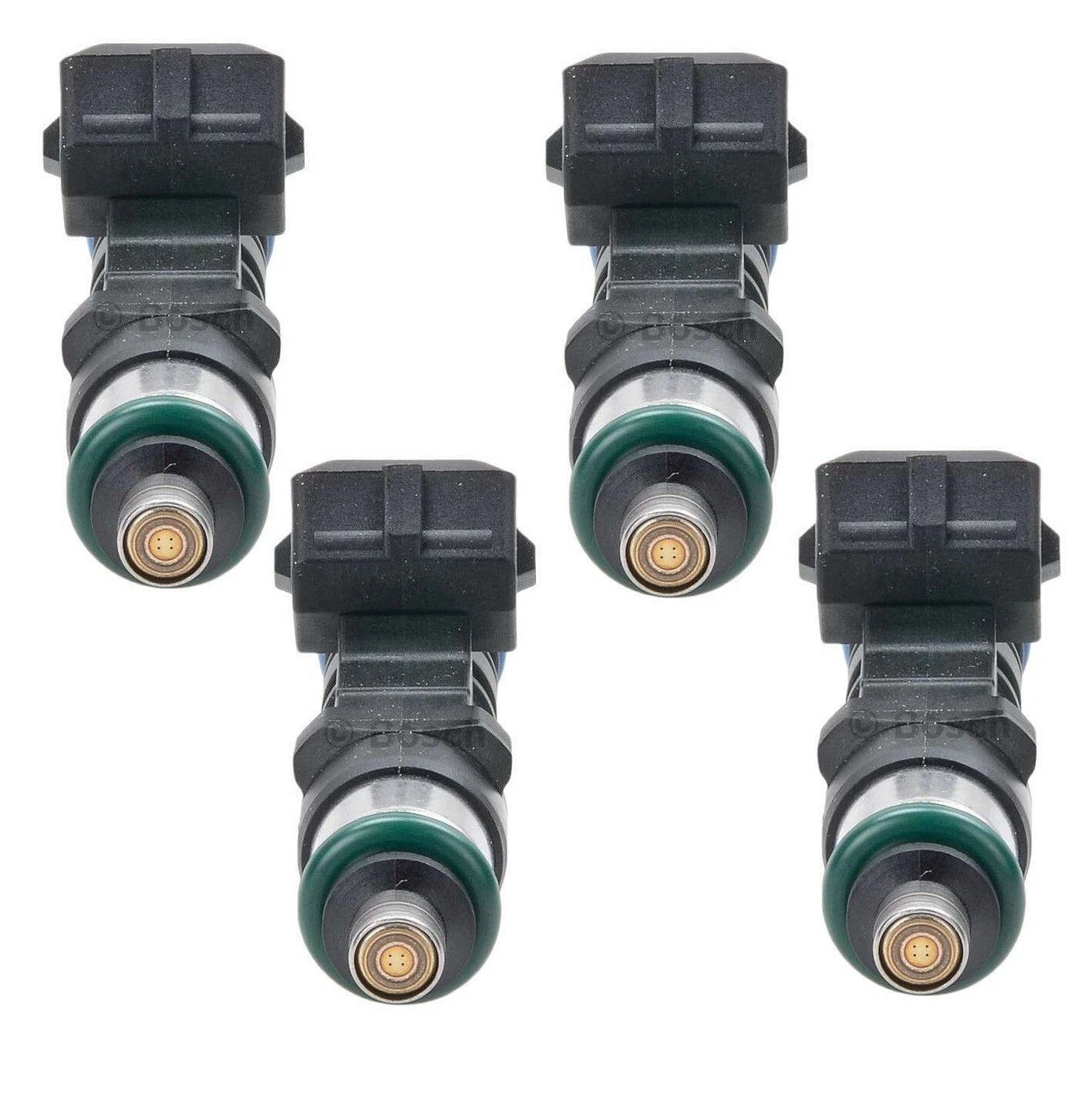 Set of 4 Bosch Fuel Injectors for Ford Fiesta 1.6L L4 (2011–2012)