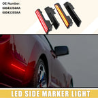 2X Front Rear LED Side Marker Light 68043394AA for Dodge 