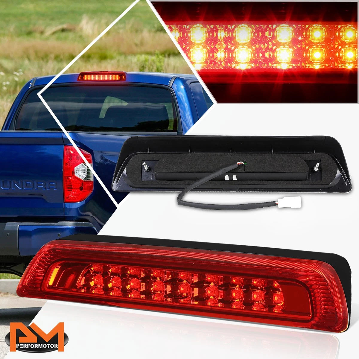 Dual Row LED Third Brake Light for Toyota Tundra (2007–2018)