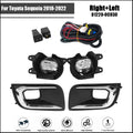 2X LED Fog Lights for Toyota Sequoia (2018â2022)