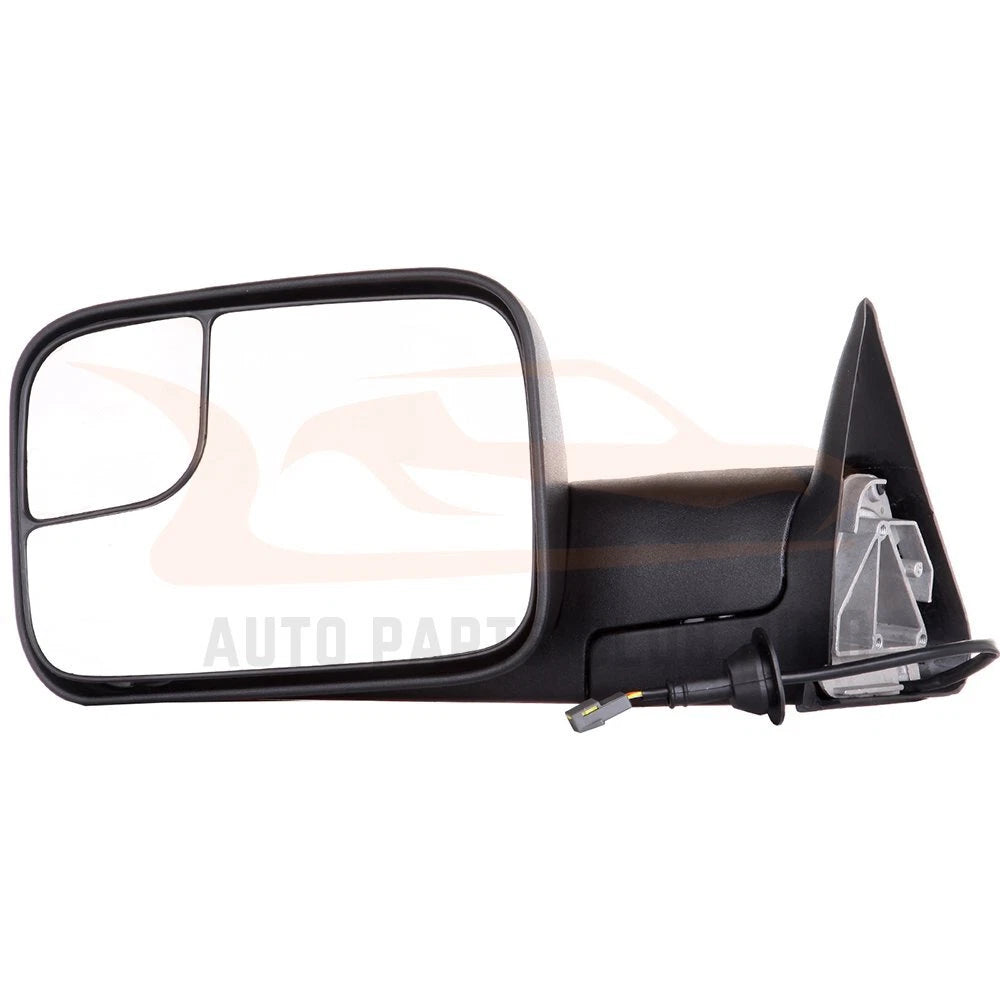 Pair of Power Black Tow Mirrors for Dodge Ram 1500 2500 3500 (1994–1997)