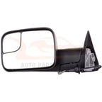 Pair of Power Black Tow Mirrors for Dodge Ram 1500 2500 3500 (1994–1997)