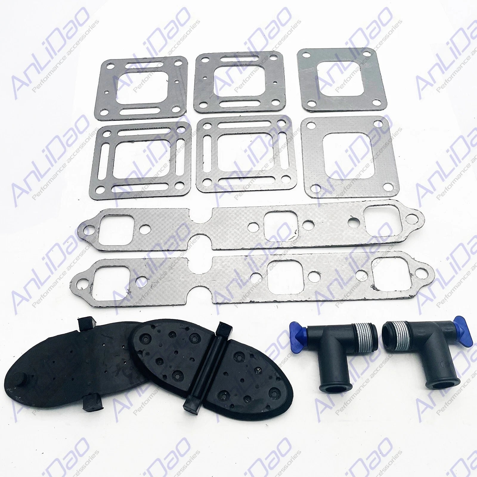 Wet Joint Exhaust Bellows Kit for MerCruiser V6 175-205 (4") (32-44348001, 27-41813)