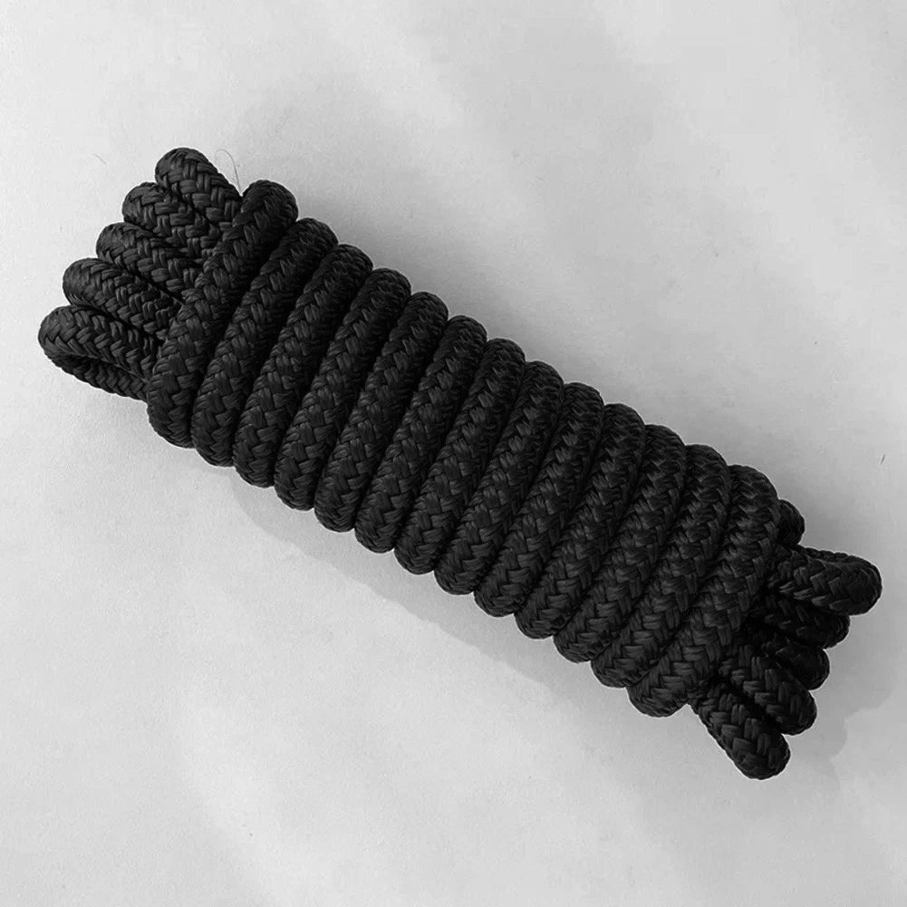 Set of 2 Nylon Boat Dock Lines with Loop for Marine Use (38 Inch)