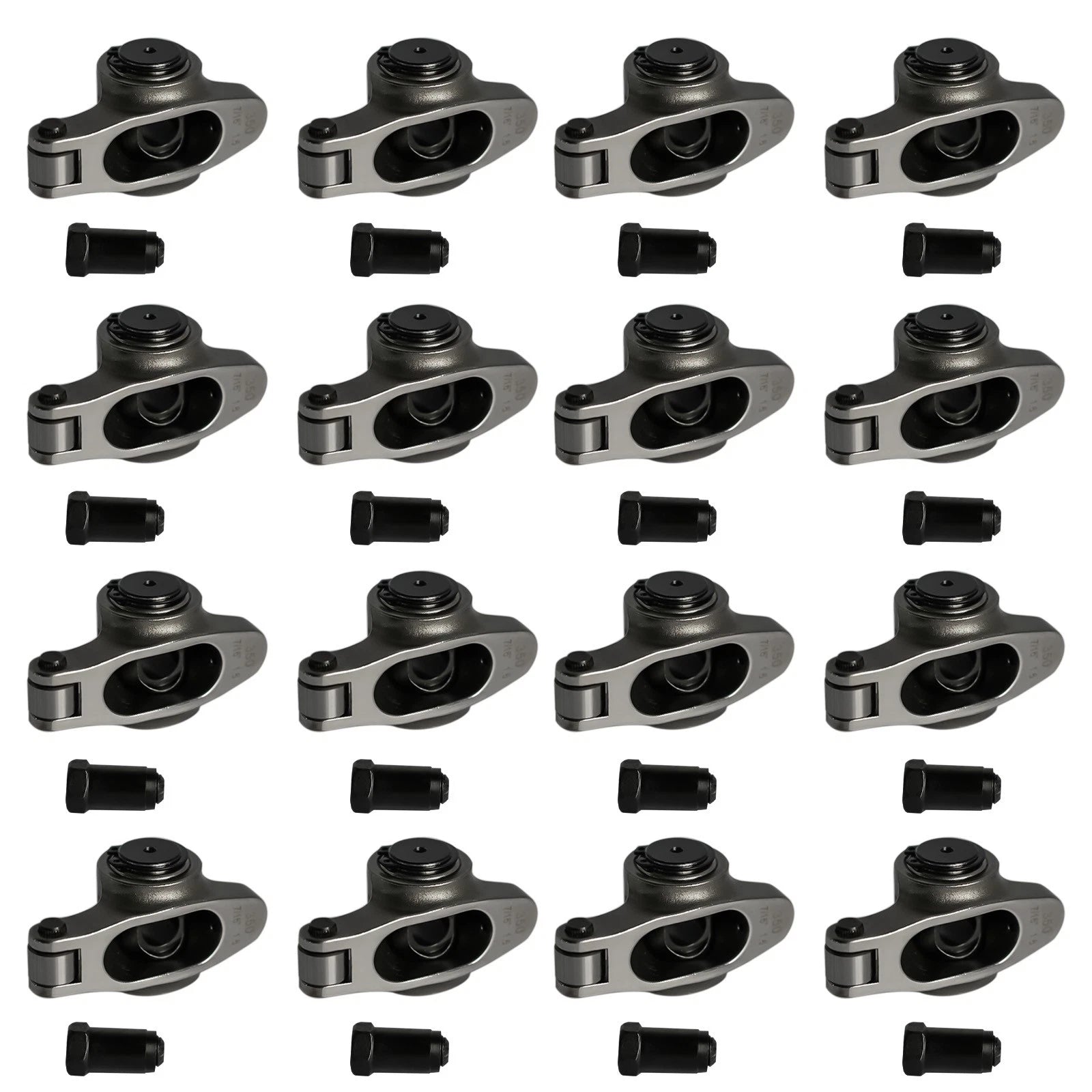 Set of 16 Roller Rocker Arms for Chevy SBC 302 350