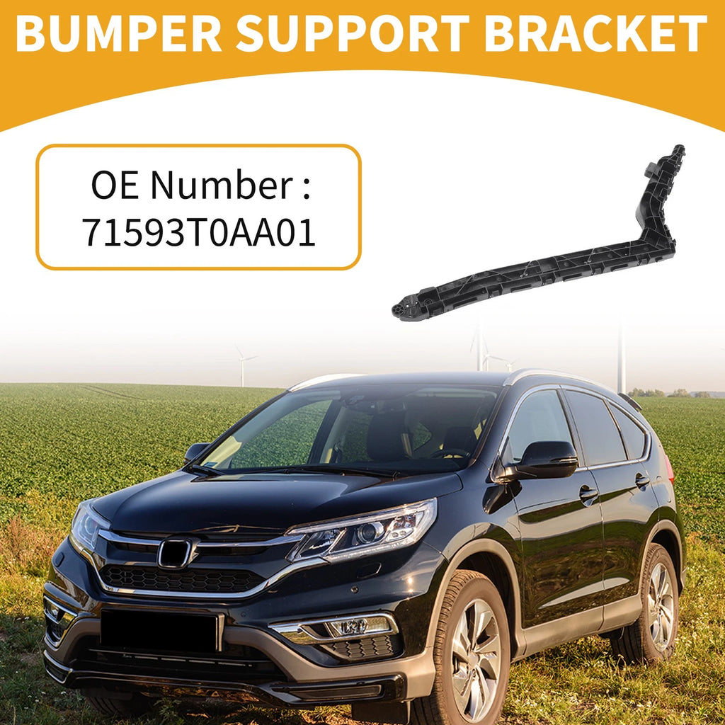 RH Rear Bumper Support Bracket for Honda CR-V (2012–2014) 1 Pc Black ABS