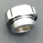 Chrome Brake Fluid Reservoir Cap Cover for Kawasaki ZZR600 (2005–2007) / ZX14R (2006–2012)
