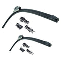 2X Valeo Beam Titanium 26" & 24" Windshield Wiper Blades for