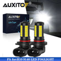 2X H10 9145 9140 LED Fog Light Bulbs for