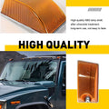 10pcs Amber Red Cab Marker Roof Running Lights for Hummer H2 (2003–2009)