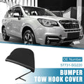 Front Right Bumper Tow Hook Cap for Subaru Forester (2016–2018) 57731-SG220 Black