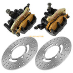 Front Brake Calipers & Rotors for Kawasaki Bayou 400 4x4 (1993–1999)