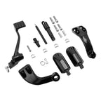 Black Mid-Controls Shifter Lever Pegs Kit for Harley Sportster XL (2014–2022)