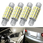 Set of 4 Canbus 212-2 578 211 White LED Roof Dome Light Bulbs 42MM 24SMD